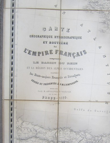 1870 carte orographique - 1870,