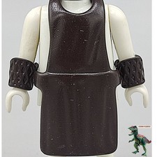 Ensemble tablier marron