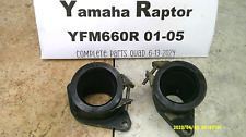 OEM Intake Boots L&R Yamaha Raptor 660 660R Sport Quad ATV Part Out !