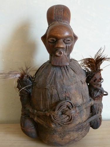 Statuette fétiche yaka - fétiche,