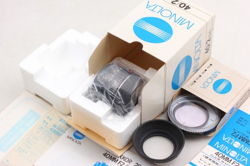 Objectif minolta rokkor 40 - rokkor,