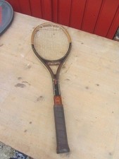 ancienne raquette tennis bois