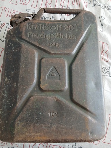 Bidon essence allemand - allemand, wh