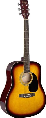 Stagg sunburst dreadnought - sunburst,
