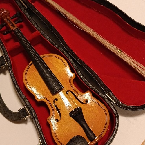 Violon miniature cordes avec - cordes,