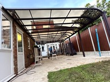 Aluminium Polycarbonate (PC) Canopy for Gardens