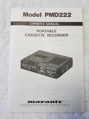 Brand new marantz pmd222 - new,
