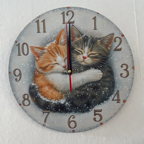 Horloge pile chatons - horloge,