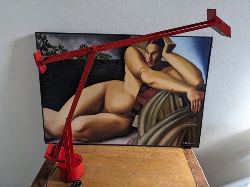 Lampe architecte tizio rosso - tizio,