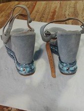 GENNAKER PORTOFINO Blue Sparking Bottom Lady Shoes