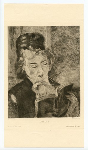 Renoir etching liseuse - renoir, "liseuse"