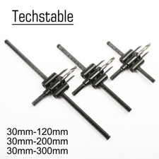 LUBAN réglable métal bois cercle trou scie foret fraise Kit bricolage outil