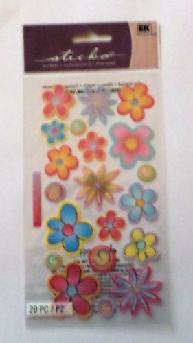 Planche stickers fleurs - planche,