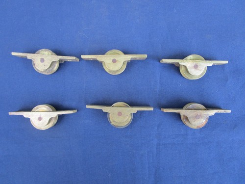 Roulettes laiton porte - 6,