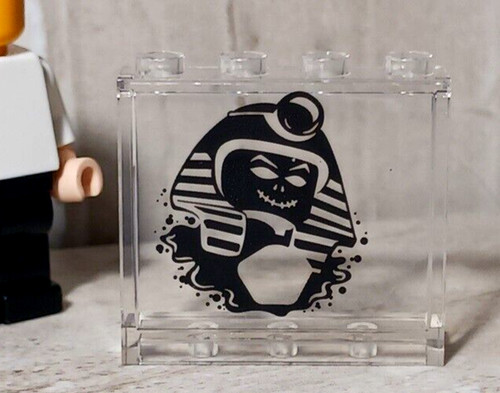 Lego pharaoh printed window - printed,