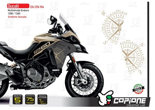 Adhésif rose des vents ducati - des,