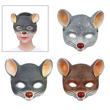 Rat Animal Masque Costume Cosplay  Mascarade 3D Souris Demi Masque pour