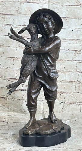 Rare bronze métal statue sur - bronze,