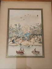 Tableau Miniature E. Gallet Le