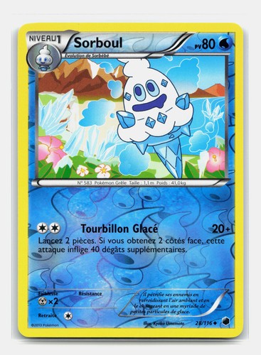 Carte pokémon sorboul 116 - carte,