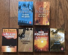 Lot 6 livres KEN FOLLETT