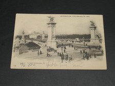 France 1900 exposition universelle postcard to austria *23363