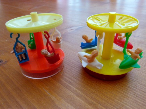 Anciens jouets manège - , boites