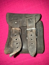 Militaria: antique leather gaiter No. 14