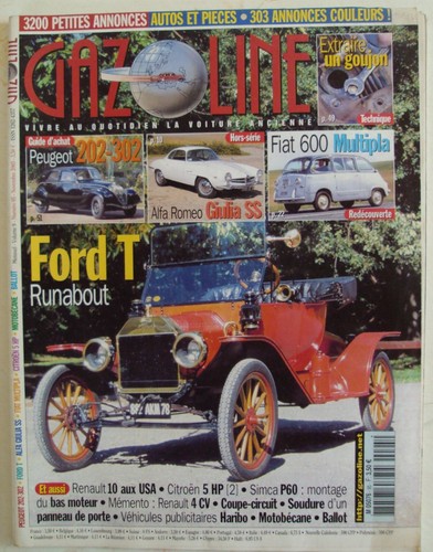Revue automobile gazoline - revue,