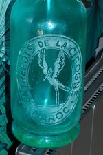 Siphon. Seltz. Sifon. Bleu