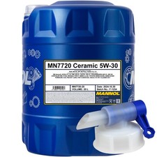 20L MANNOL Céramique 5W-30 7720 huile moteur pour Api Sn Plus Acea C3 BMW Ll, VW