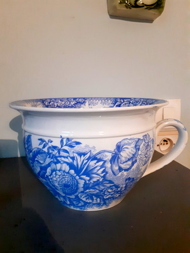 Ancien pot chambre - ancien, amand