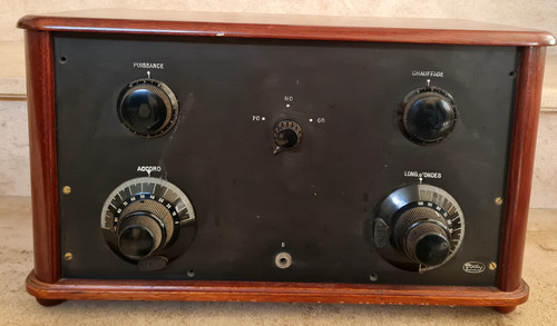 Ancien poste radio galène - ancien, a