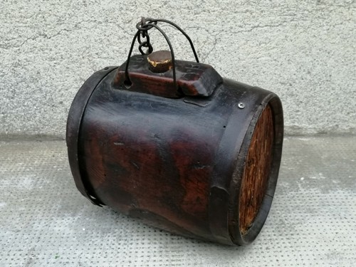 Ancien petit tonneau - , gourde