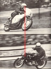 Photo : Heinz ROSNER au Grand Prix Moto Sachsenring 1969