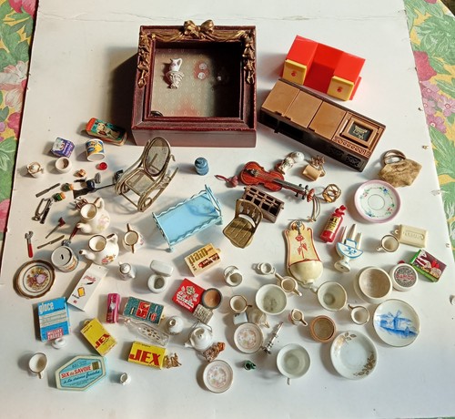 Lot miniatures objets de - miniatures, d'objets