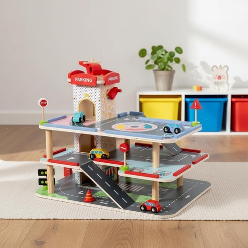 Parking jouet bois avec - parking,