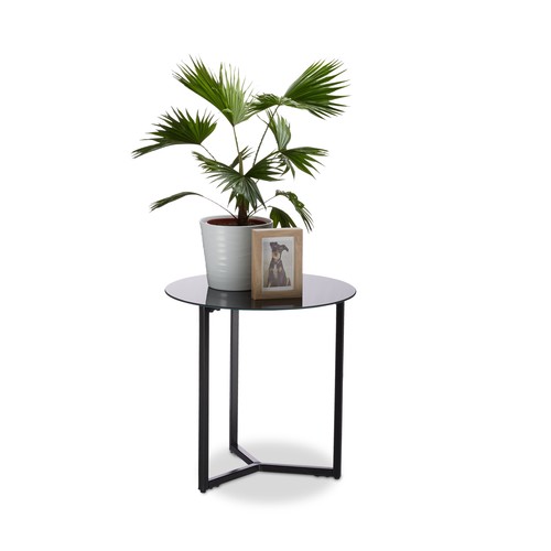 Table appoint ronde - ronde, verre