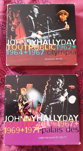 Johnny hallyday lot de 2 - lot,