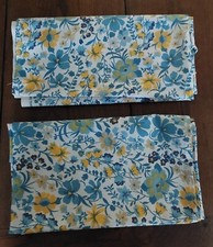 Romanex de Boussac 70 X 140cm Flowered Fabric Coupons Lot of Two
