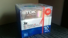 10 Minidisc TDK M MD 80 min