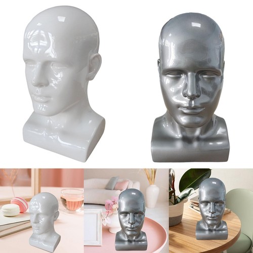 Homme mannequin tête pvc - mannequin,