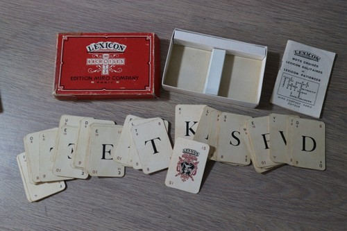 Jeu cartes lexicon - jeu, mots