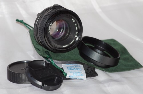 Objectif 50mm minolta - objectif,