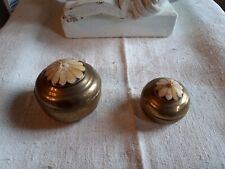 2 boites anciennes travail étranger dans son jus