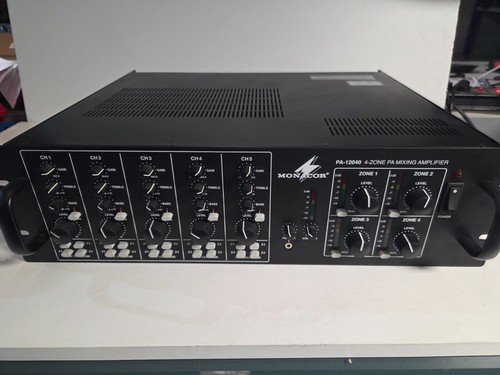 Ampli monacor 12040 zones - ampli, pa-12040