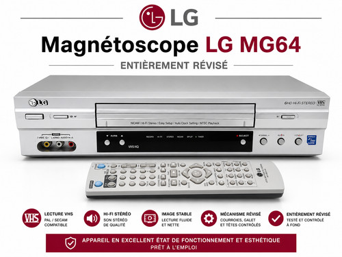 Magnétoscope mg64 - lg, –
