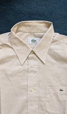 Chemise manche courte beige