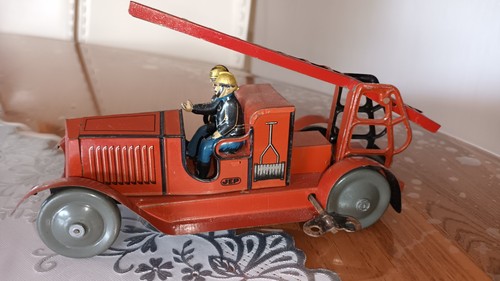 Jouet ancien tôle jep camion - jouet,
