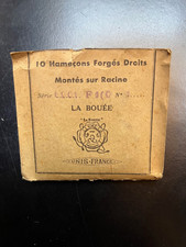 Article  Peche Ancien pochette racine acier La Bouée complète 10 Hameçons simple